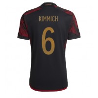 Camisa de Futebol Alemanha Joshua Kimmich #6 Equipamento Secundário Mundo 2022 Manga Curta